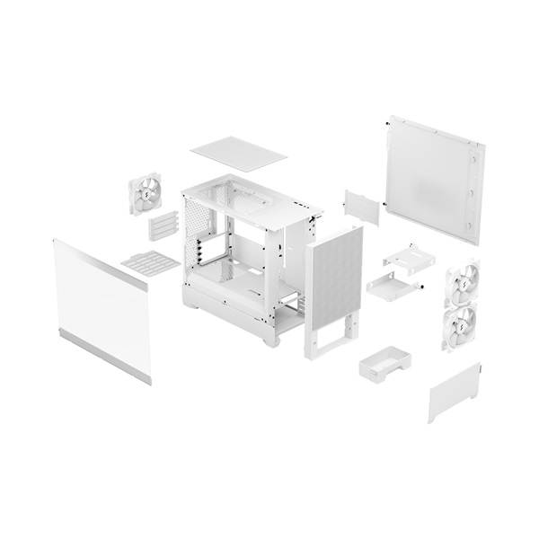 Fractal Design Pop Mini Air RGB Fehér ablakos (Táp nélküli) mATX ház