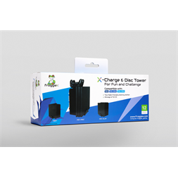 FroggieX FX-P4-C1-B Charge & Disc Tower PS4 dual töltőállomás + lemez tartó állvány