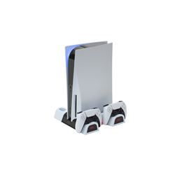 FroggieX Cooling Charging Stand & Storage PS5 konzol hűtő + dual töltőállomás + lemez tartó