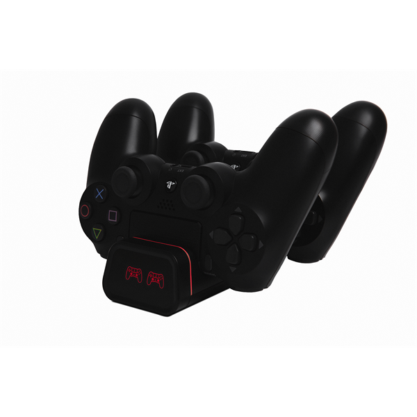 FroggieX FX-P4-C2-B Dual Charging Dock PS4 fekete töltőállomás