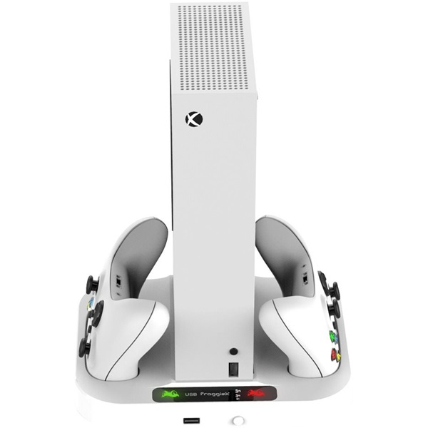 Froggiex FX-XSX-C1-W Xbox Series S multifunkciós fehér töltőállomás