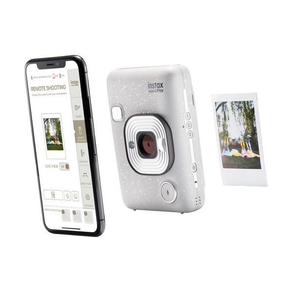 Fujifilm Instax Mini LiPlay fehér hibrid fényképezőgép