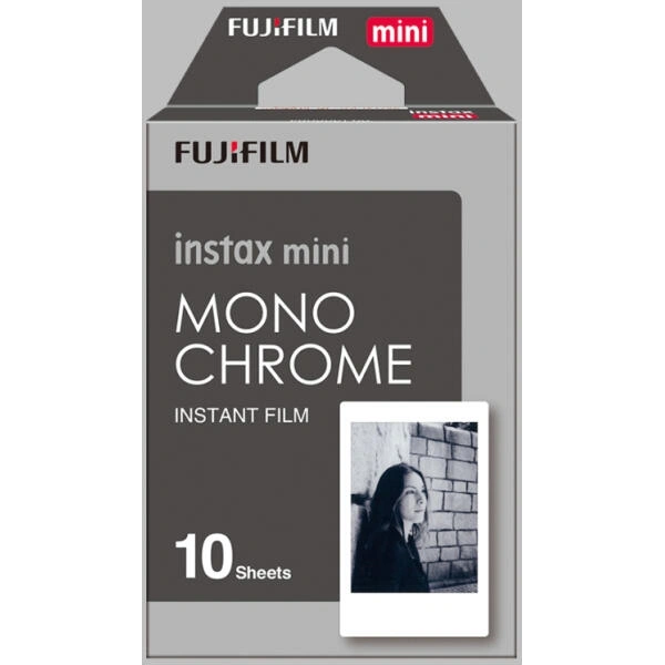 Fujifilm Instax Mini fényes Monochrome 10 db fotópapír