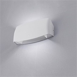 Fumagalli ABRAM 190 LED 8,5W 3K R7S fehér kültéri falilámpa