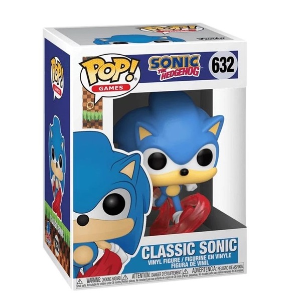Funko POP! Games (632): Sonic the Hedgehog - Classic Sonic figura