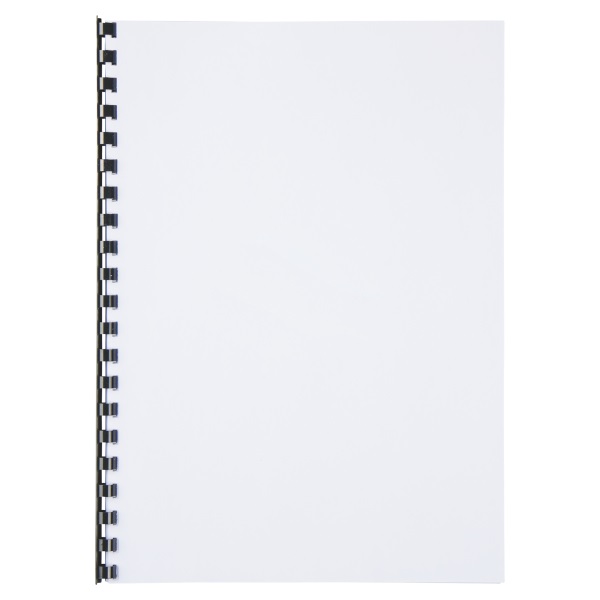 GBC 10mm 100db-os fekete műanyag spirál