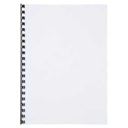 GBC 10mm 100db-os fekete műanyag spirál