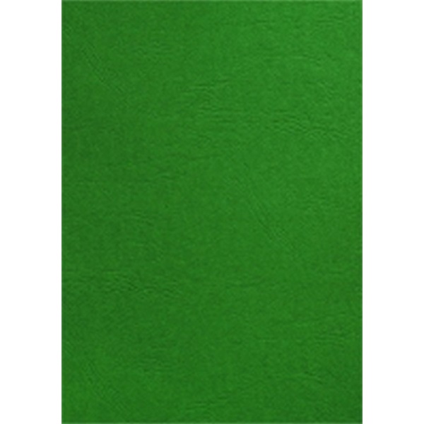 GBC A4 bőrhatású 100db-os zöld hátlap