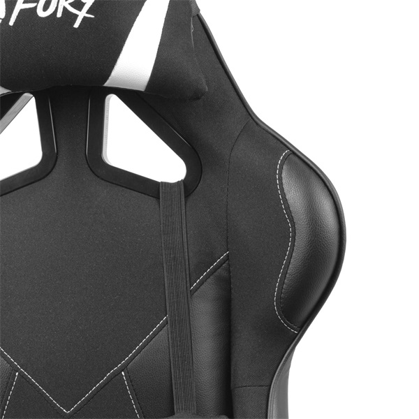 GCN Fury Avenger L Gamer szék - fekete/fehér