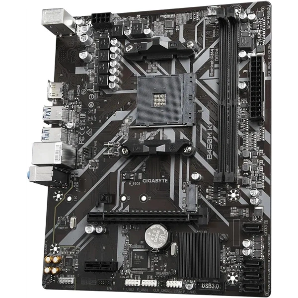 GIGABYTE Alaplap AM4 B450M K AMD B450, mATX