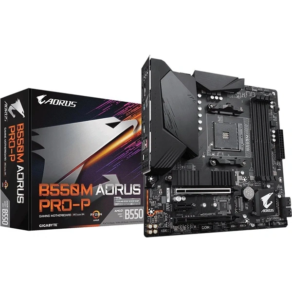 GIGABYTE Alaplap AM4 B550M AORUS PRO AMD B550, mATX
