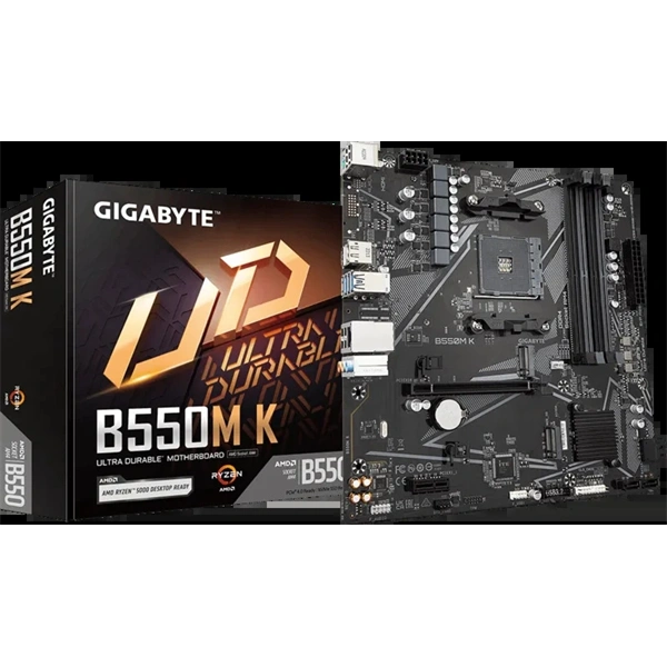GIGABYTE Alaplap AM4 B550M K AMD B550, mATX