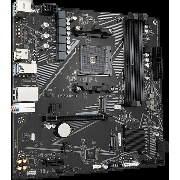 GIGABYTE Alaplap AM4 B550M K AMD B550, mATX