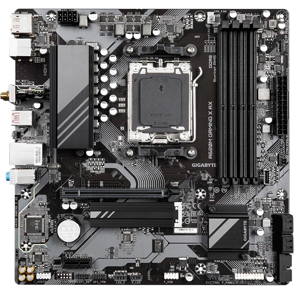 GIGABYTE Alaplap AM5 A620M GAMING X AX AMD A620, mATX