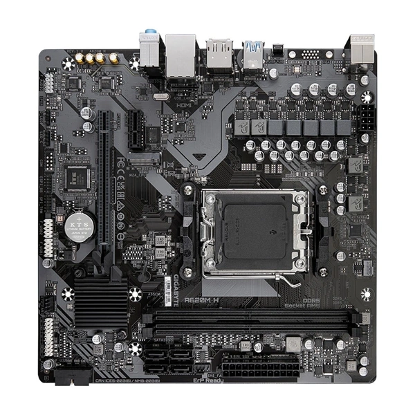 GIGABYTE Alaplap AM5 A620M H AMD A620, mATX