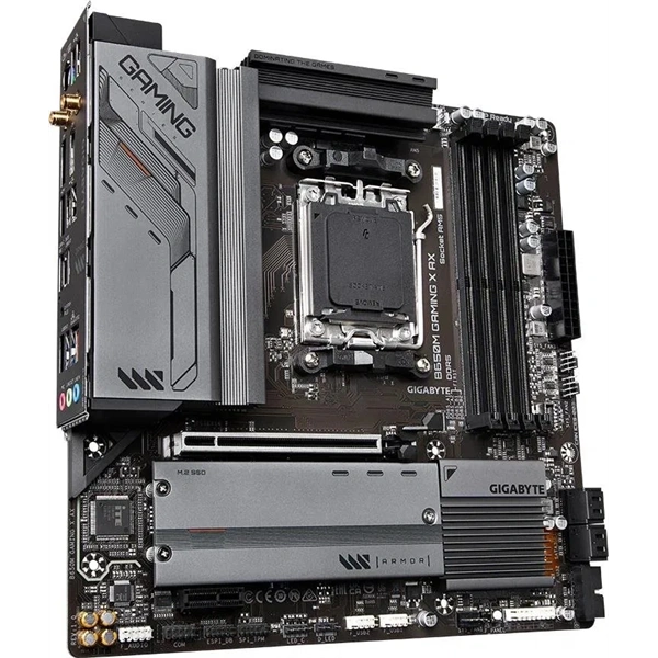 GIGABYTE Alaplap AM5 B650M GAMING X AX AMD B650, mATX