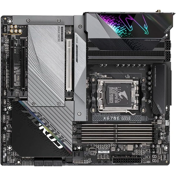 GIGABYTE Alaplap AM5 X670E AORUS MASTER AMD X670, E-ATX