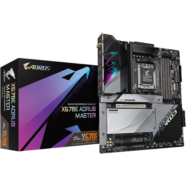 GIGABYTE Alaplap AM5 X670E AORUS MASTER AMD X670, E-ATX