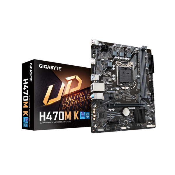 GIGABYTE Alaplap S1200 H470M K INTEL H470, mATX