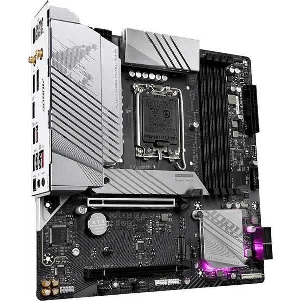 GIGABYTE Alaplap S1700 B760M AORUS ELITE AX INTEL B760, mATX
