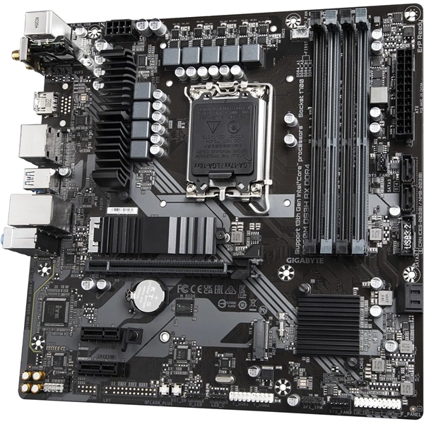 GIGABYTE Alaplap S1700 B760M DS3H AX INTEL B760, mATX