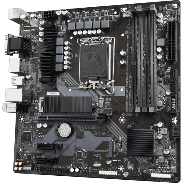 GIGABYTE Alaplap S1700 B760M DS3H DDR4 INTEL B760, mATX