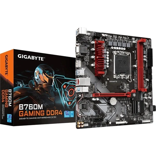 GIGABYTE Alaplap S1700 B760M GAMING DDR4 INTEL B760, mATX