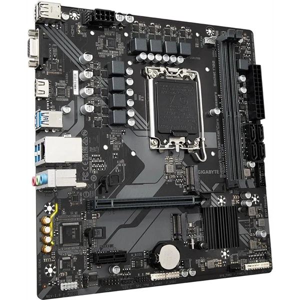 GIGABYTE Alaplap S1700 B760M H DDR4 INTEL B760, ATX