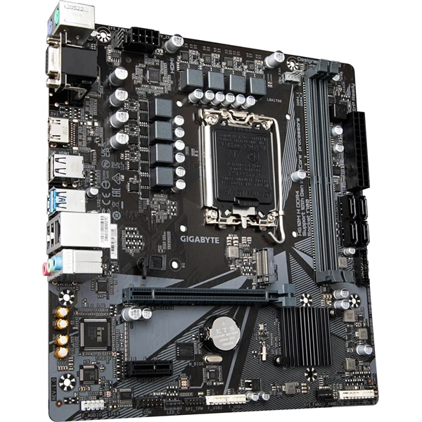 GIGABYTE Alaplap S1700 H610M H DDR4 INTEL H610, mATX