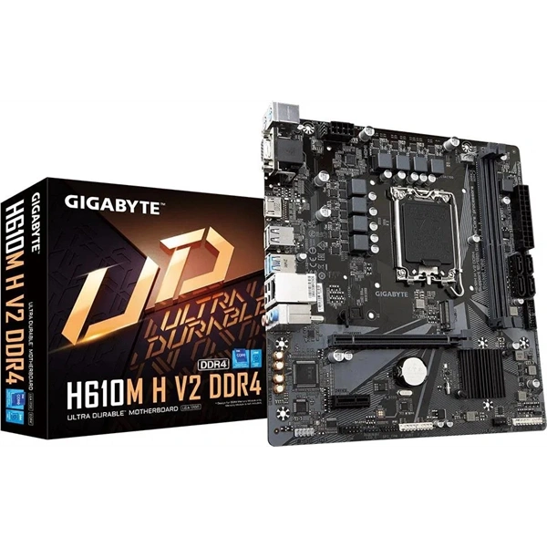 GIGABYTE Alaplap S1700 H610M H V2 DDR4 INTEL H610, mATX