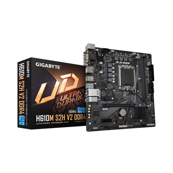 GIGABYTE Alaplap S1700 H610M S2H V2 DDR4 INTEL H610, mATX