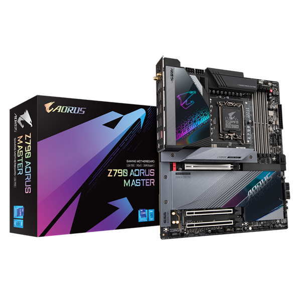 GIGABYTE Alaplap S1700 Z790 AORUS MASTER INTEL Z790, E-ATX
