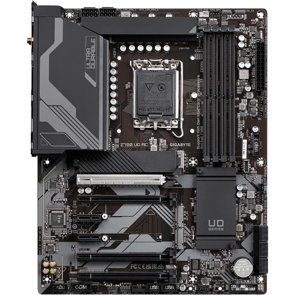 GIGABYTE Alaplap S1700 Z790 UD INTEL Z790, ATX
