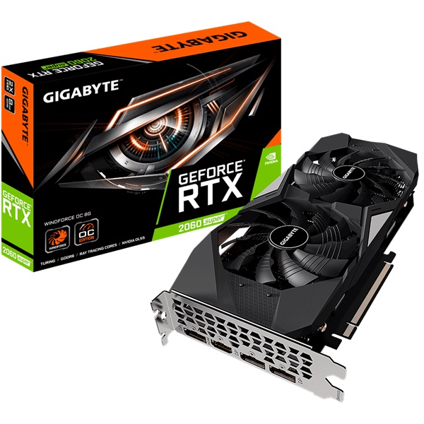 GIGABYTE GV-N206SWF2OC-8GD nVidia 8GB GDDR6 256bit PCIe videokártya