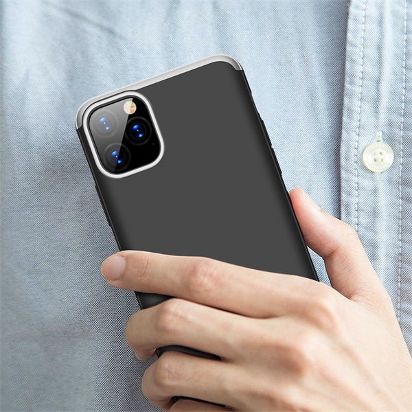 GKK GK0558 360 Full Protection 3in1 iPhone 11 Pro fekete/ezüst hátlap