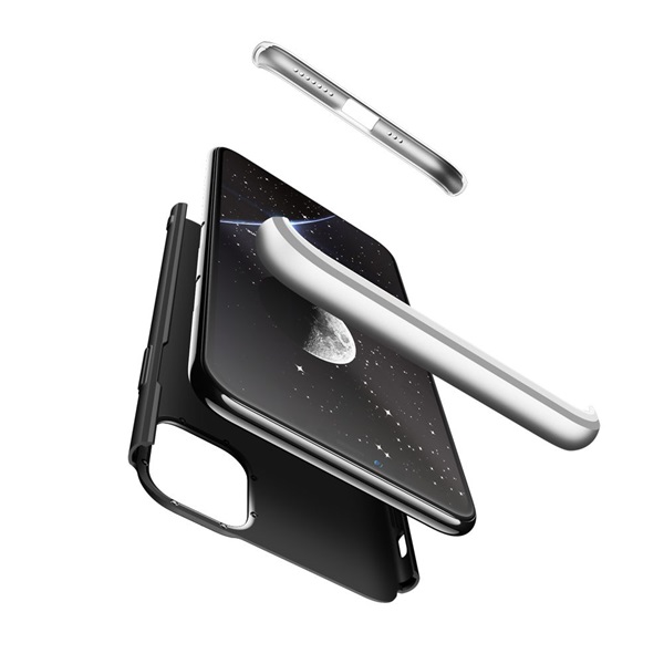 GKK GK0562 360 Full Protection 3in1 iPhone 11 Pro fekete/ezüst hátlap