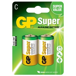 GP Super Alkáli Baby C elem 2db/bliszter