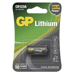 GP B1501E CR123A lítium elem 1db/bliszter