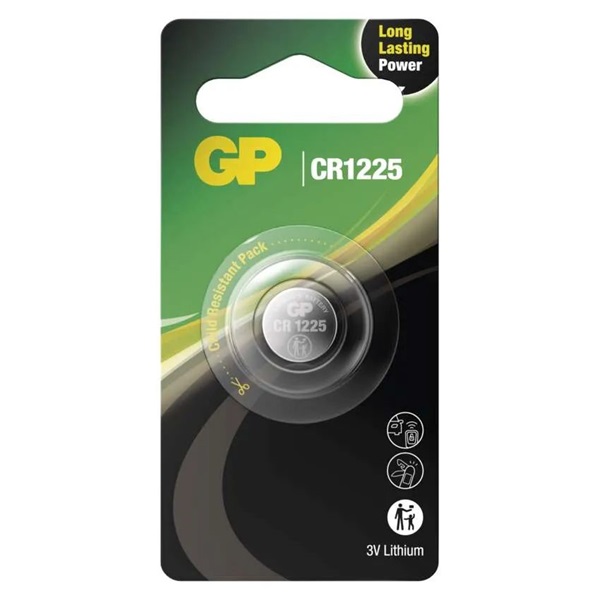 GP B15221 CR1225 lítium gombelem 1db/bliszter