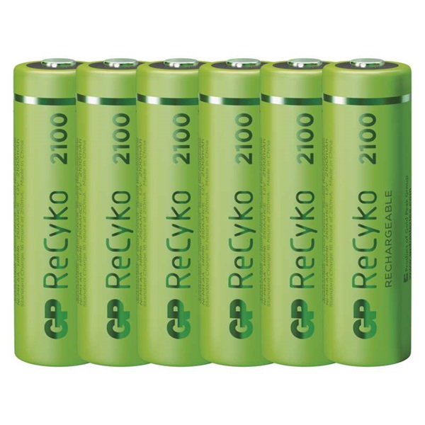 GP ReCyko AA/HR6/2100mAh/6db ceruza akkumulátor