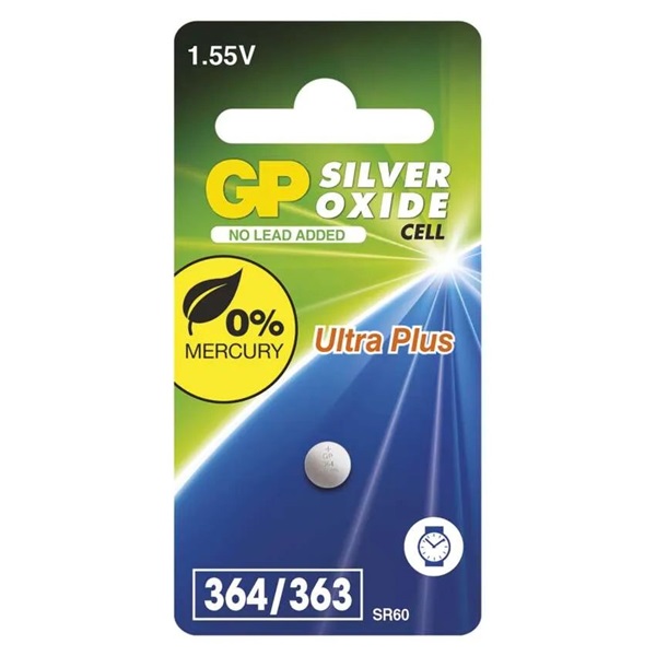 GP B3364F1 Ultra Plus ezüst-oxid gombelem karórába 1db/bliszter