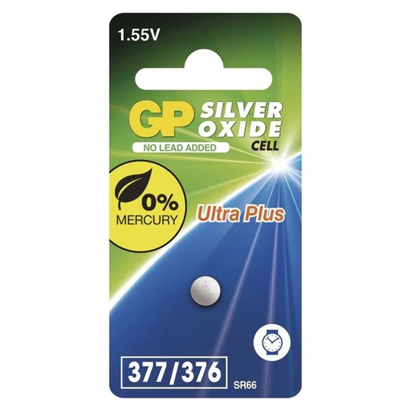 GP B3377F1 Ultra Plus ezüst-oxid gombelem karórába 1db/bliszter