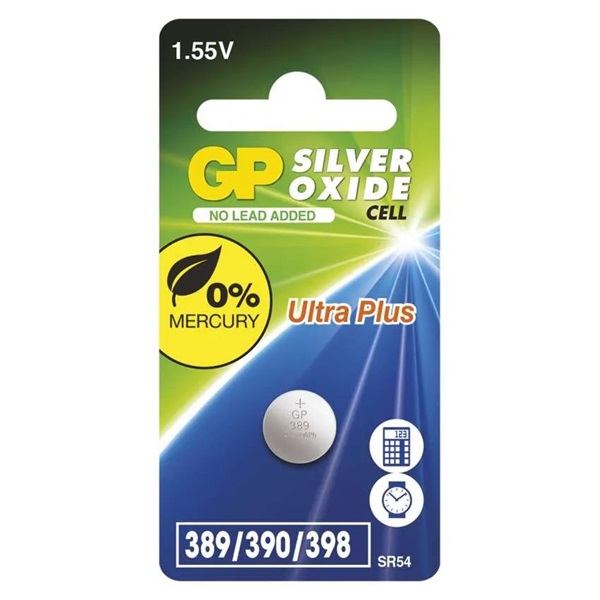 GP B3389F1 Ultra Plus ezüst-oxid gombelem karórába 1db/bliszter