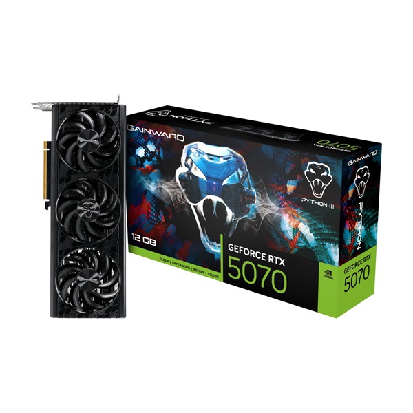 Gainward GeForce RTX 5070 Python III 12GB GDDR7 192bit videokártya