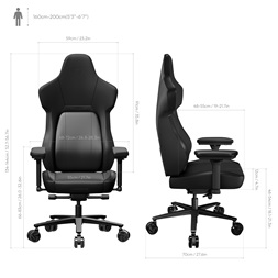 Gamer szék ThunderX3 CORE-Modern, fekete
