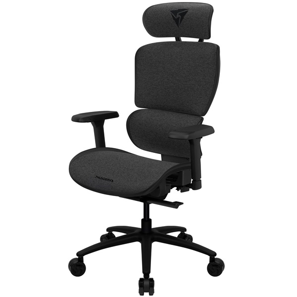 Gamer szék ThunderX3 XTC szövet irodai szék, Loft sötétszürke