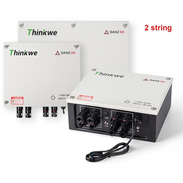 Ganz TW-RSD150-40-2 napelemhez 1000VDC/40A, 2 string tűzeseti DC leválasztó kapcsoló