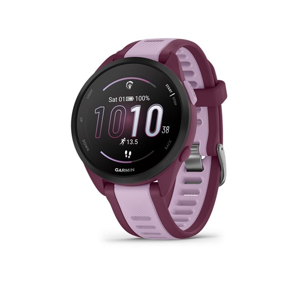 Garmin Forerunner 165 Music Lila bogyó okosóra
