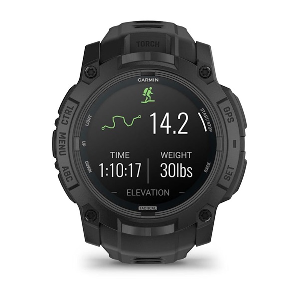 Garmin Instinct 3 AMOLED Tactical Edition (50mm) fekete okosóra