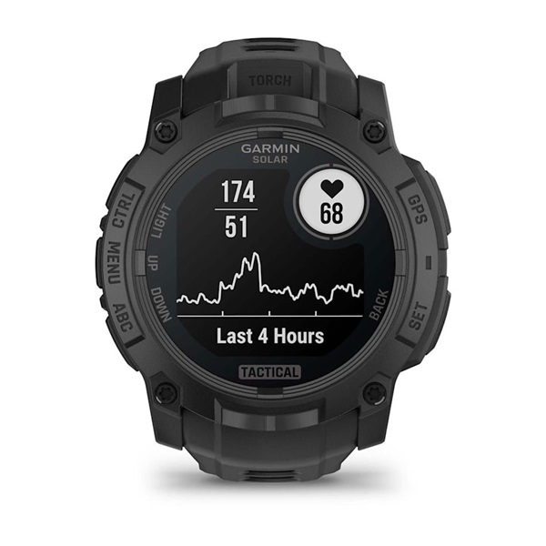 Garmin Instinct 3 Solar Tactical Edition (50mm) fekete okosóra